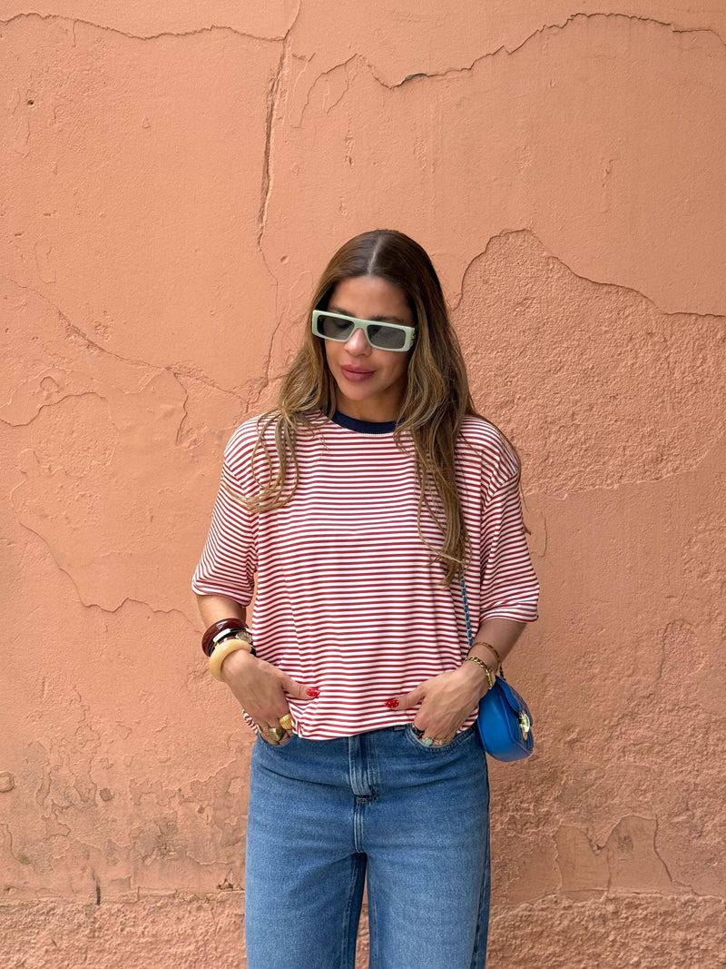 T-shirt Listra Vermelha G