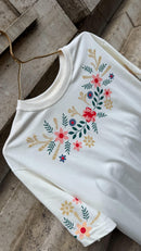 T-shirt Over Flowers