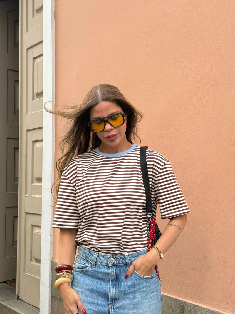 T-shirt Over Listra SKY Brown