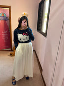 Blusa Tricot Hello Kitty AZUL MARINHO