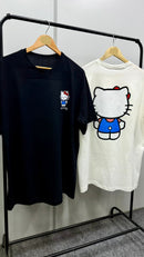 T-shirt Over Preta | HELLO KITTY