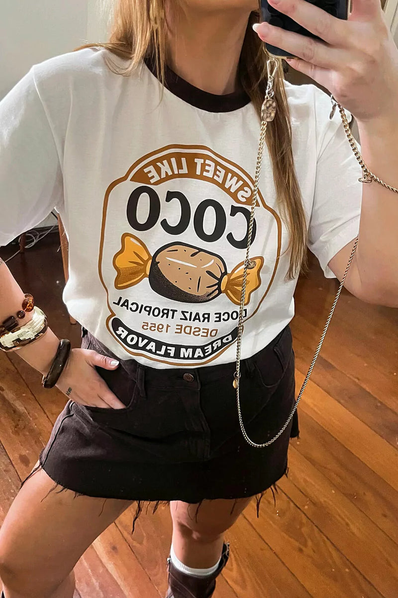 T-shirt Bala De Coco