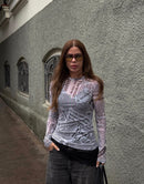 Blusa Tule Jornal