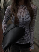 Blusa Tule Jornal