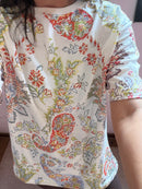 T-shirt Over Paisley Bandana
