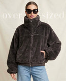 Jaqueta Pelúcia Marrom