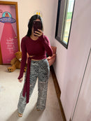 Blusa Marsala Amarração