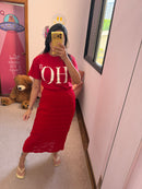 Saia Tricot Vermelho