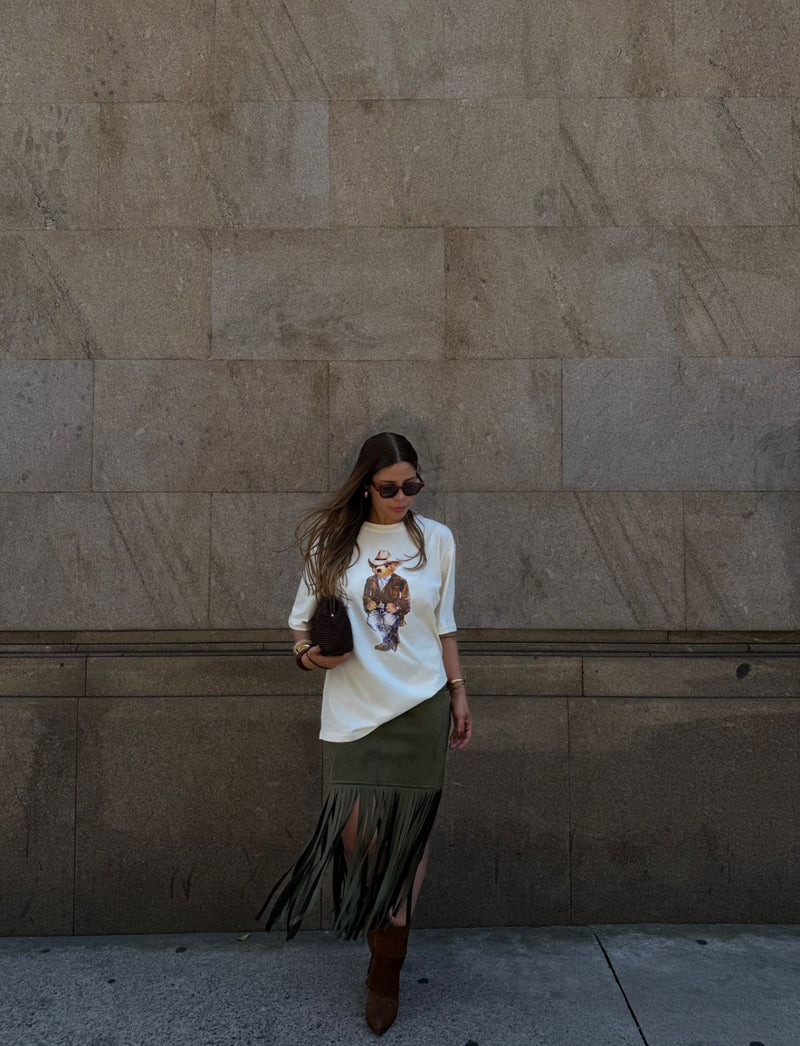 T-shirt Over Urso Cowboy | Boho Urbano