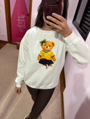 Blusa Moletom Over Flanelada Ursa Brasil | 2