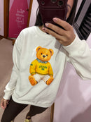 Blusa Moletom Over Flanelada Urso Brasil | 3