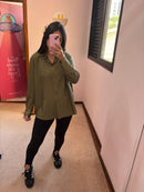 Camisa Over Verde M