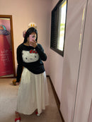 Blusa Tricot Hello Kitty PRETO