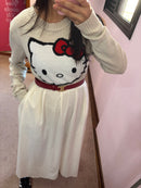 Blusa Tricot Hello Kitty CAQUI