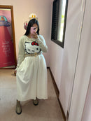 Blusa Tricot Hello Kitty CAQUI