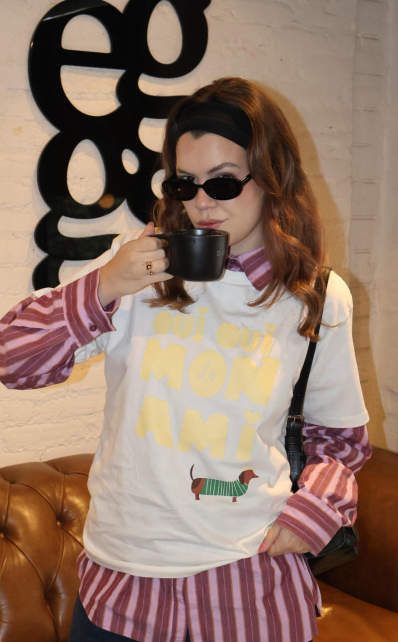 T-shirt Oui Oui Amarelo G