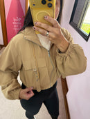 Jaqueta Bomber Nude M