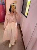Jaqueta Bomber Rose M