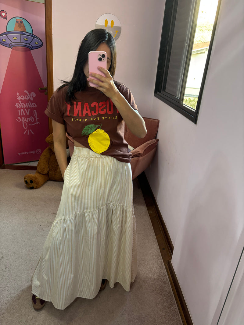 Saia Longa Listrada Aurora G