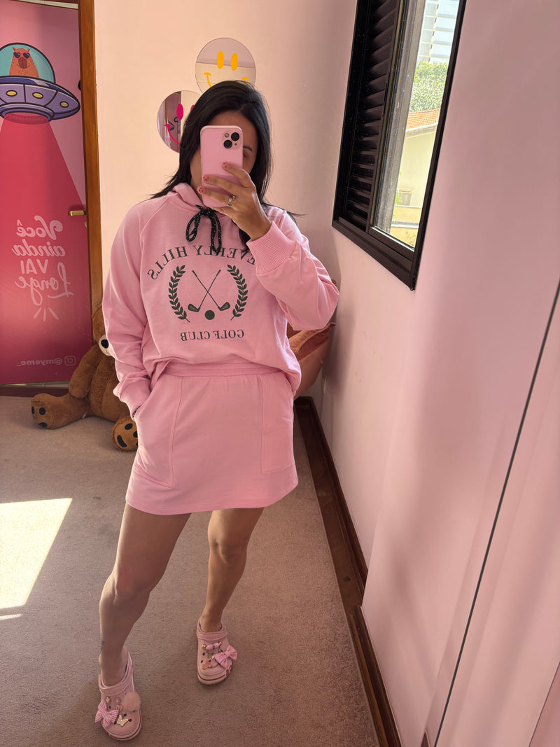 Conjunto Moletinho Rosa Hush