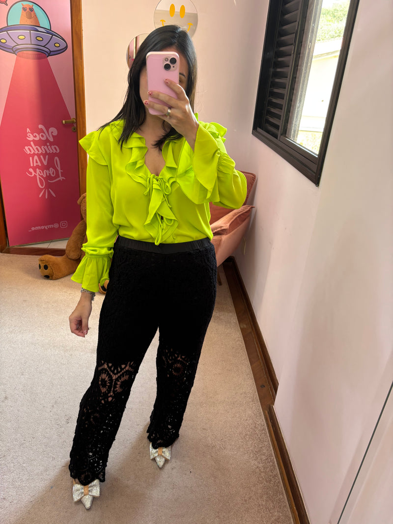 Blusa Bata Verde MY LIFE BRAND