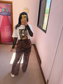 T-shirt Over Monalisa Pizza M