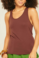 Blusa Regata Podrinha Marrom