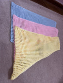 Lenço Crochê Candy Color