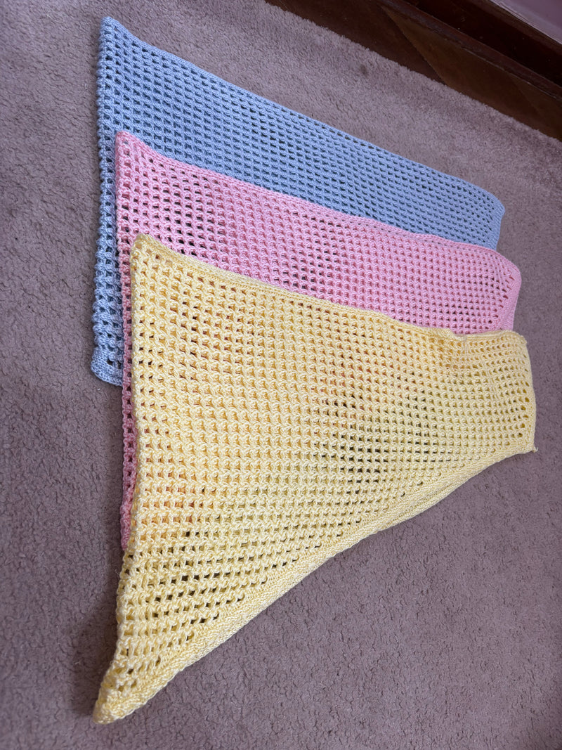 Lenço Crochê Candy Color