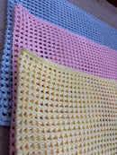 Lenço Crochê Candy Color