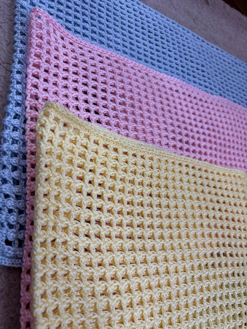 Lenço Crochê Candy Color