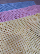 Lenço Crochê Candy Color