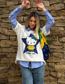 T-shirt Over Hello Kitty Brasil