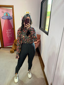 Blusa Tule De Dedinho Floral G