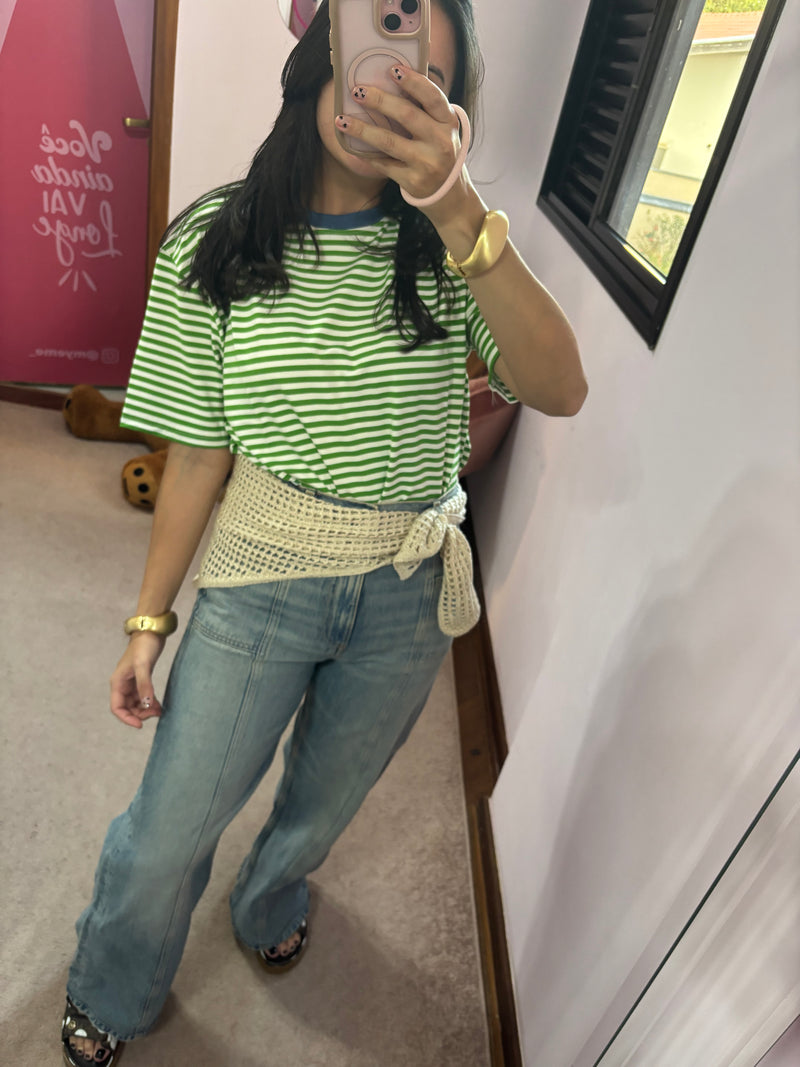 Lenço Macrame Crochê | BEGE CLARO