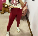 Calça Legging Pezinho | Bordo