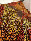 Vestido longo Bufante Onça Marrom