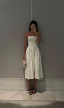 Vestido Midi Poá | HUSH