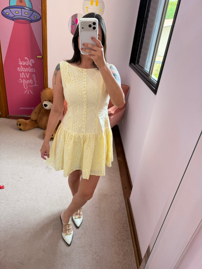 Vestido Laise Curto | AMARELO