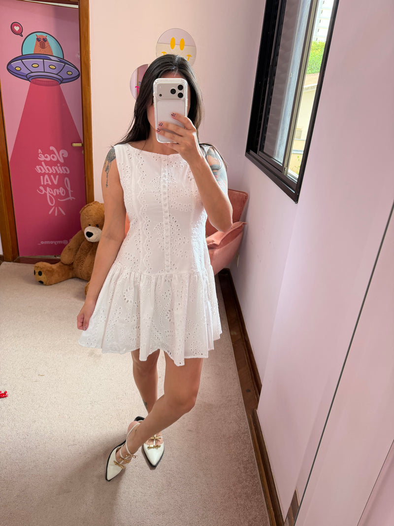 Vestido Laise Curto | BRANCO G