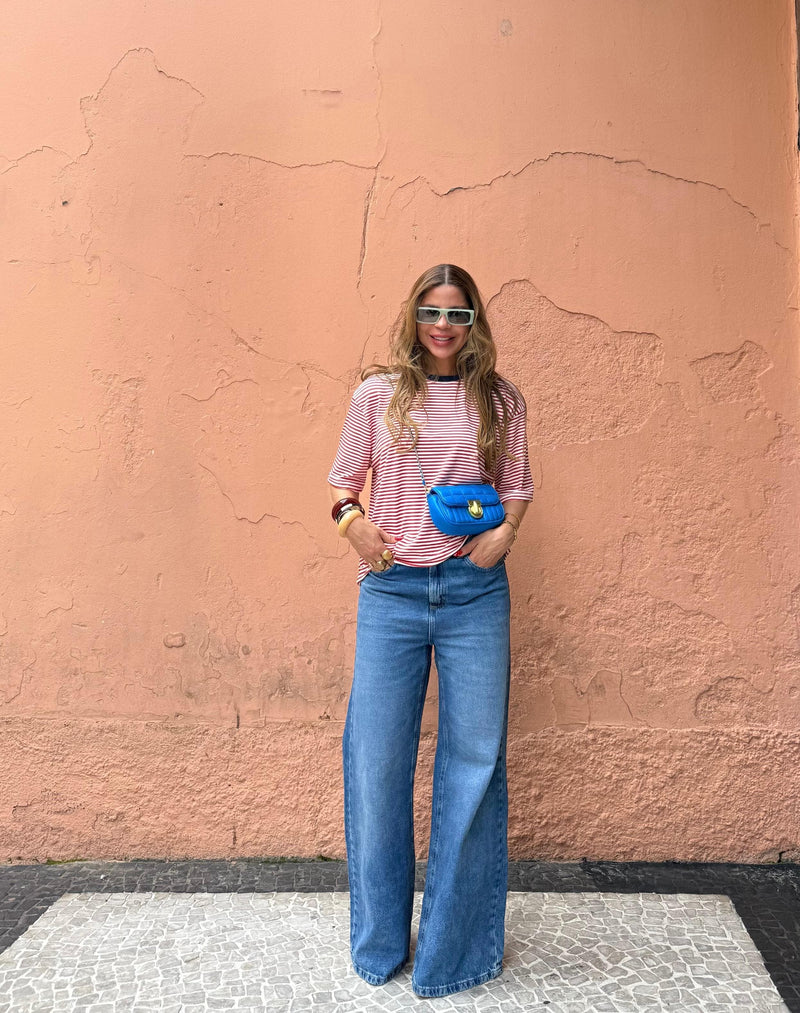 T-shirt Listra Vermelha G