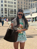 T-shirt Over Poa Urso | AZUL